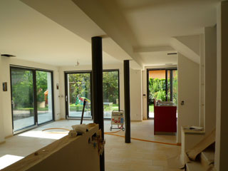 Vue interieure chantier